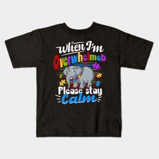 autism elephant awareness Kids T-Shirt